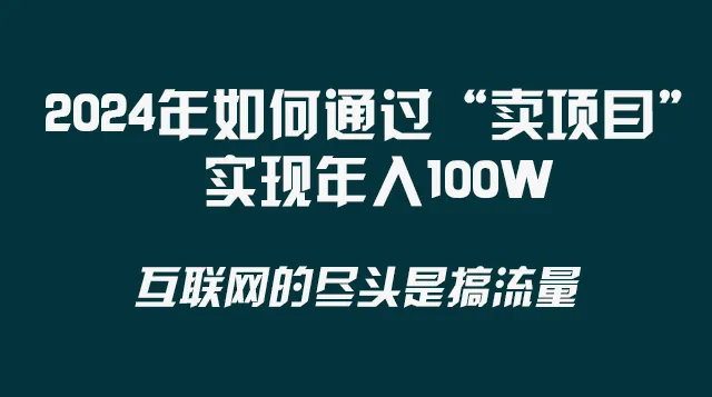 2024年网络赚钱新趋势：从“卖项目”到财务自由的实现之路-网赚项目