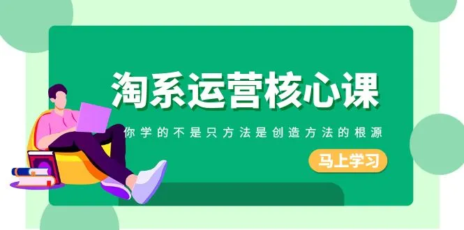 淘系运营核心课：掌握创新思维，挖掘根源提升竞争力！-网赚项目