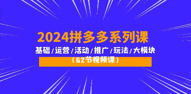 掌握拼多多技巧：打造成功店铺的全方位指南-网赚项目