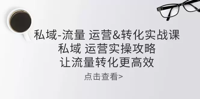 私域流量运营实操攻略：提升转化效率的必备技巧-网赚项目