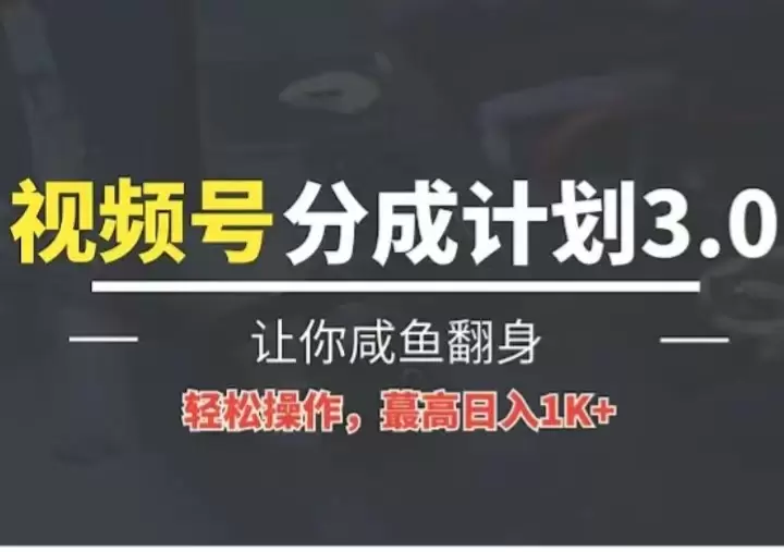 探索24年视频号冷门赛道：简单操作，潜在收益惊人！-网赚项目