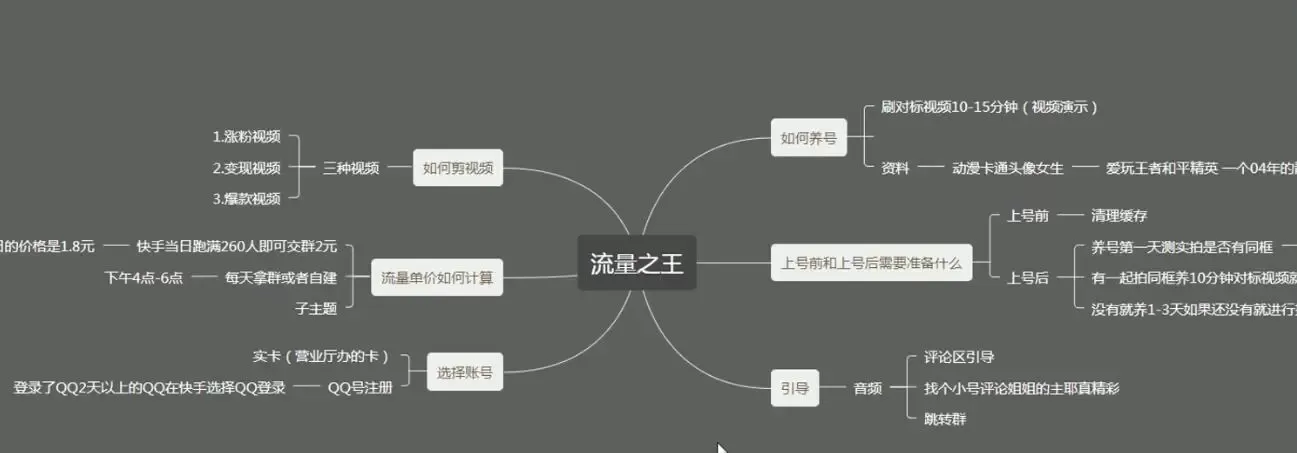 掌握快手变现秘籍：养号搬运、视频剪辑、引流转化，助您实现流量变现梦想-网赚项目