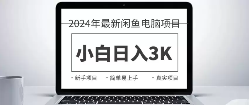 2024最新闲鱼无货源卖电脑项目：新手小白轻松入门指南-网赚项目