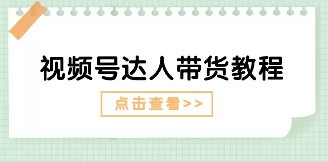 如何成为视频号带货达人：长期剧情打法与短期广告策略详解-网赚项目