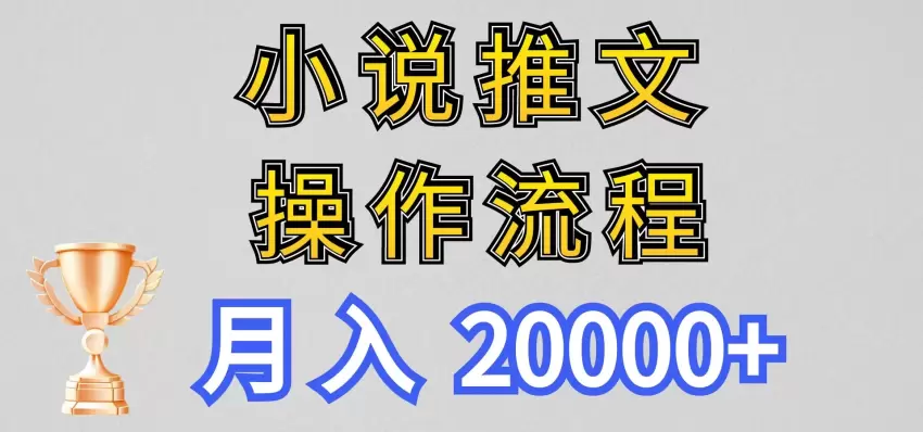 如何玩转小说推文项目：新手友好的完整操作指南-网赚项目