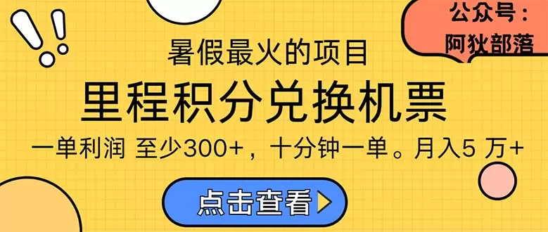 暑期项目攻略：简单操作，快速获利-网赚项目