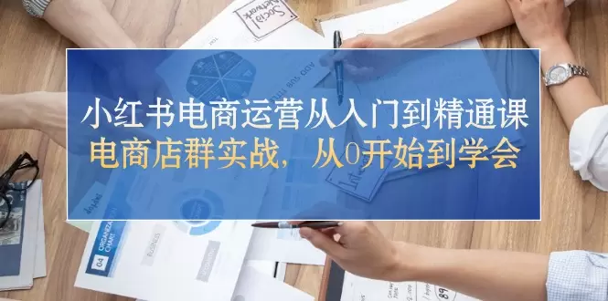 掌握小红书电商运营的关键技巧：从入门到精通全攻略-网赚项目