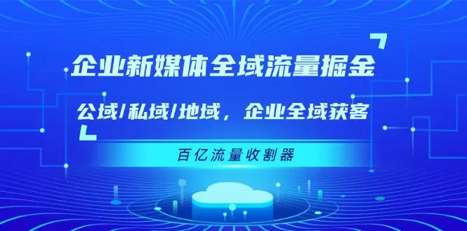 企业全域营销攻略：掘金公域、私域与地域流量-网赚项目