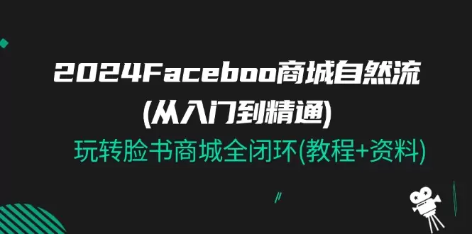 全面掌握Facebook商城自然流量技巧-网赚项目