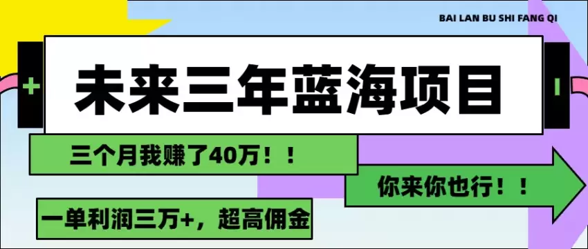 探索蓝海赛道：未来三年自媒体引流新模式-网赚项目