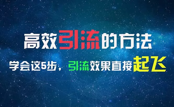 掌握高效引流技巧，轻松吸引创业粉丝-网赚项目