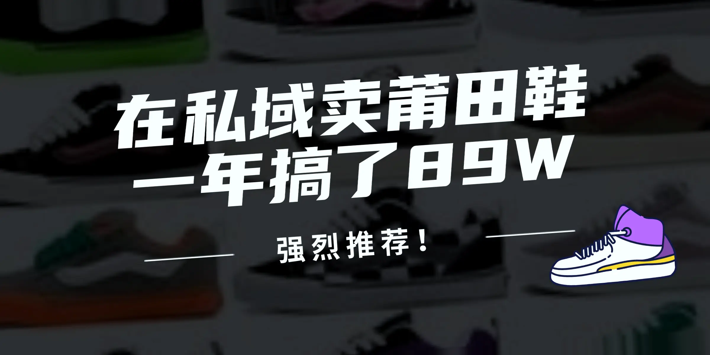 24年私域运营经验：莆田鞋国内市场份额增长，如何打造精准流量？-网赚项目