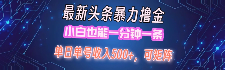 小白必看！掘金教程：日入*，矩阵操作日入*-网赚项目