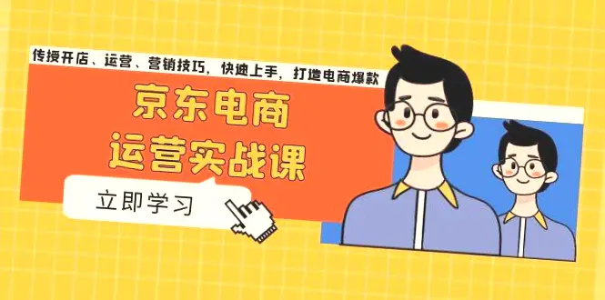 京东电商实战课：从零开始，打造轻创业成功之路-网赚项目