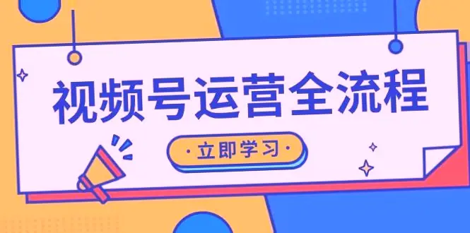 掌握视频号运营全流程：包括起号方法、直播流程、私域建设和流量管理技巧-网赚项目